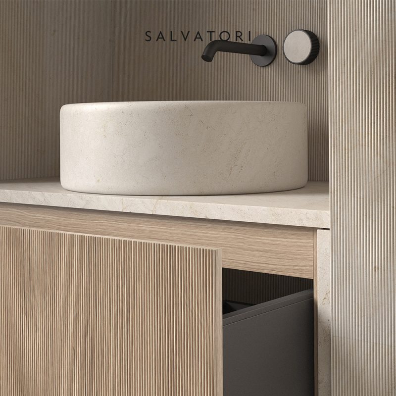 Balnea Countertop with Oval Basin